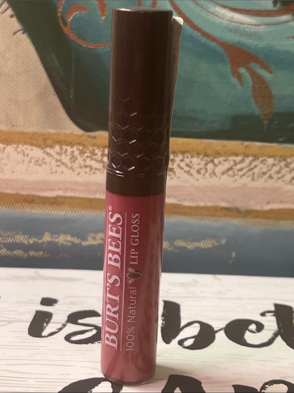 Burt's Bees Lip Gloss — Spring Splender shade. Rose Mauve